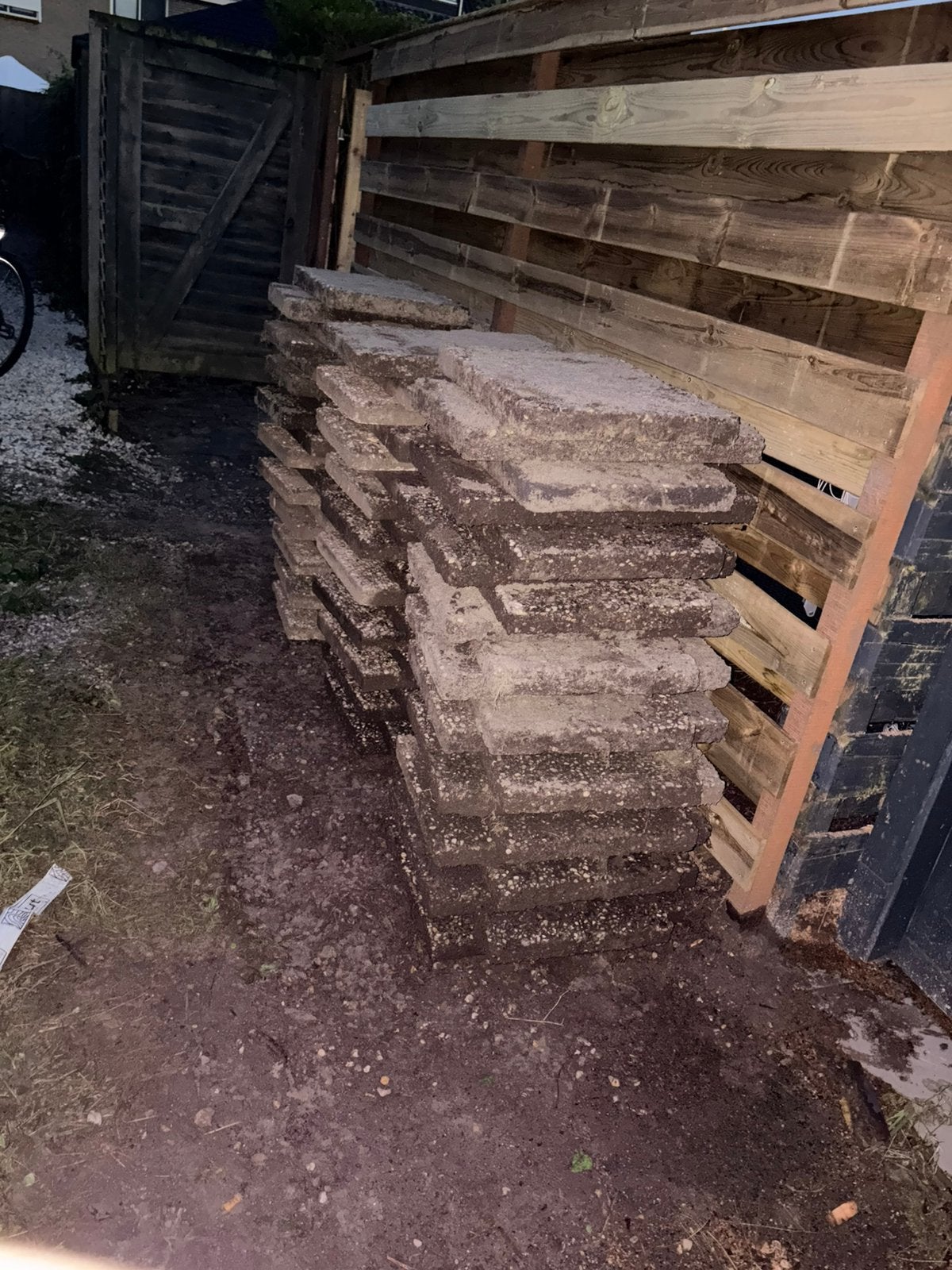 Grindtegels gratis afhalen, Ophalen, Gebruikt, Overige materialen
