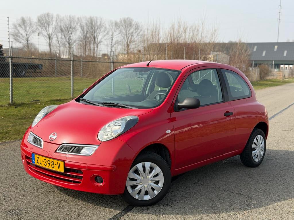 Nissan Micra 1.2  2009 Rood|Airco|Elekramen|83.000 KM✅, 4 cilinders, Handgeschakeld, 1240 cc, Geïmporteerd