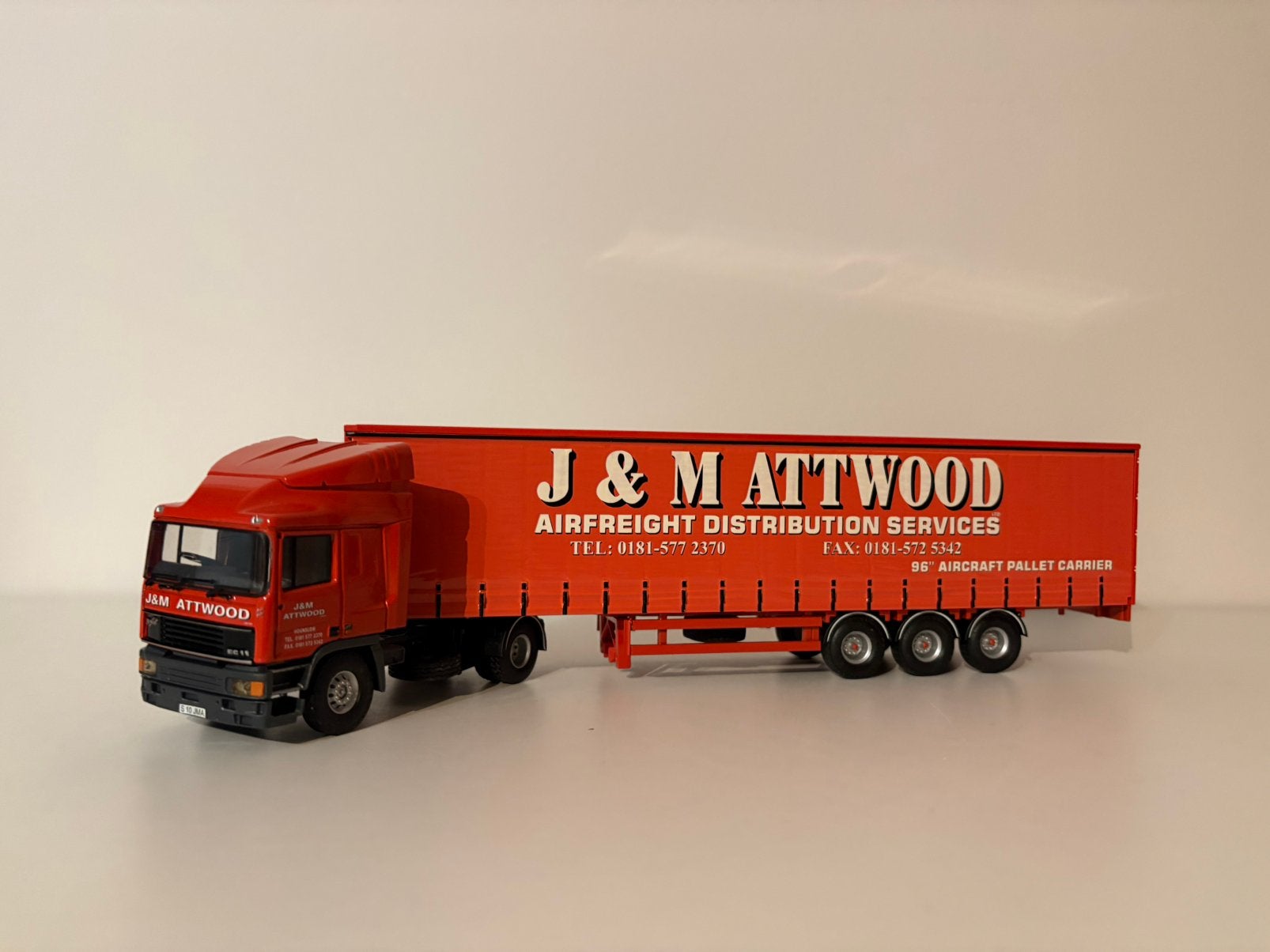J&M Attwood Erf Tekno, Hobby en Vrije tijd, Modelauto's | 1:50, Verzenden, Zo goed als nieuw, Bus of Vrachtwagen, Tekno