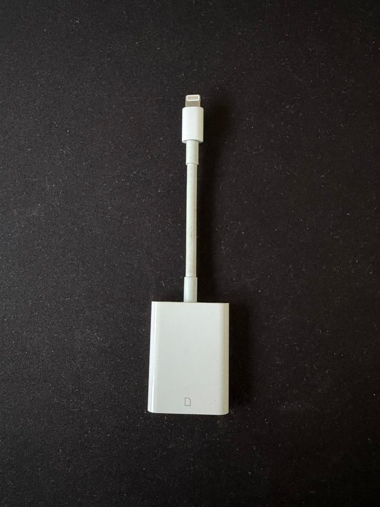 Lightning naar SD kaartlezer adapter, Ophalen of Verzenden, Zo goed als nieuw