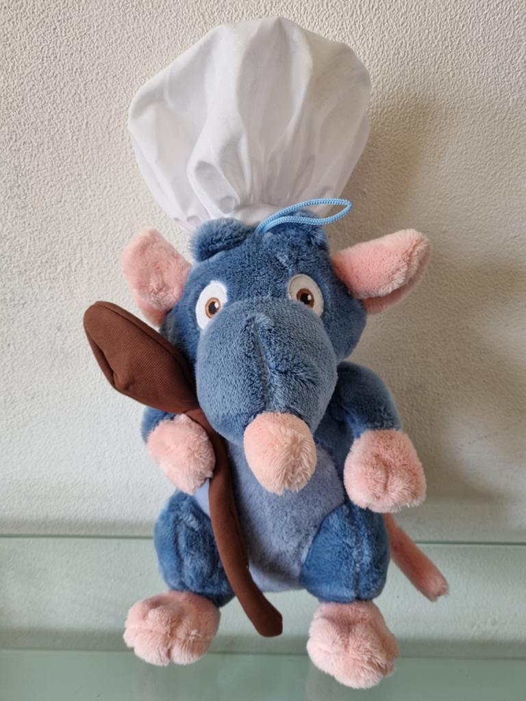 Orig,Disney, RATATOUILLE REMY"KOK/MUTS/POLLEPEL,40cm,Inwst!, Kinderen en Baby's, Speelgoed | Knuffels en Pluche, Muis, Disney
