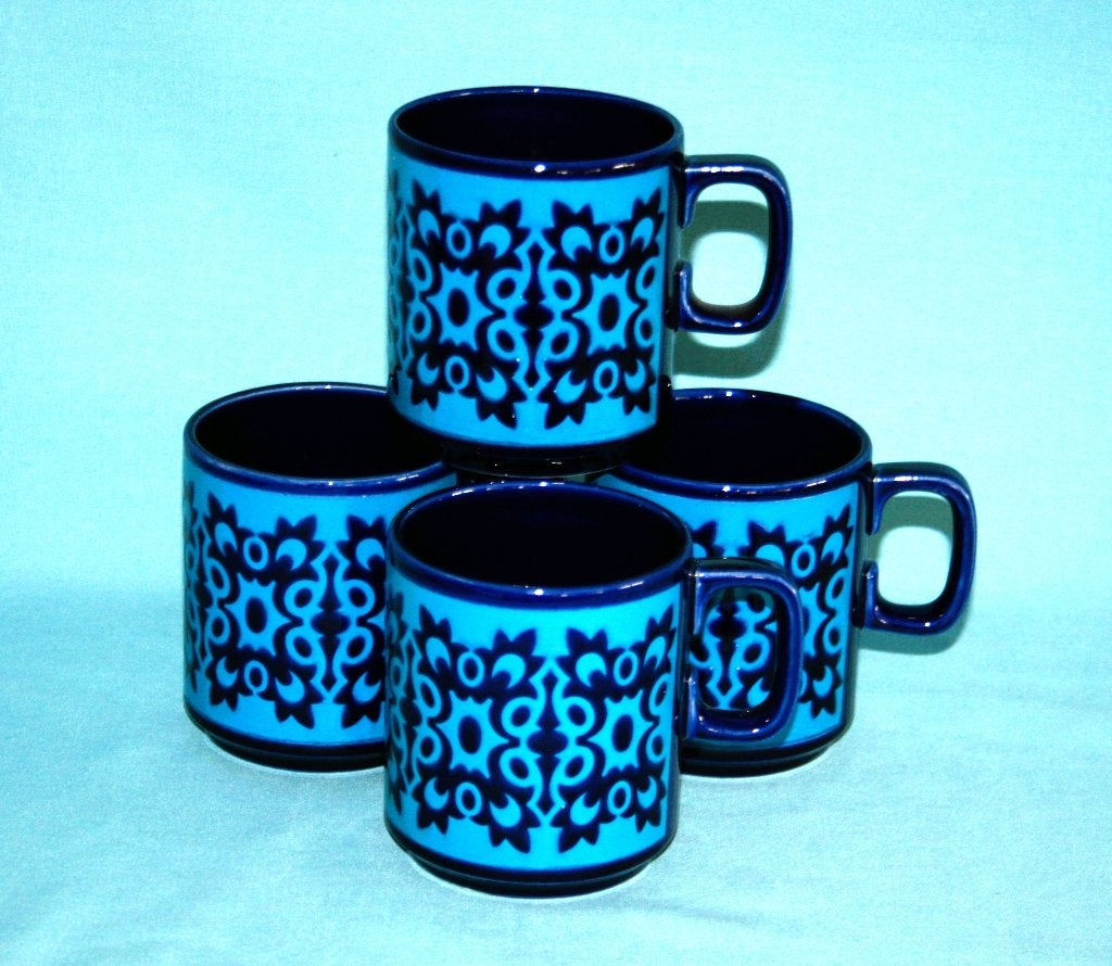 Hornsea Pottery Vintage 1970's Mugs " Osborne " Series, NVT, Ophalen of Verzenden, Zo goed als nieuw, Steen/keramiek