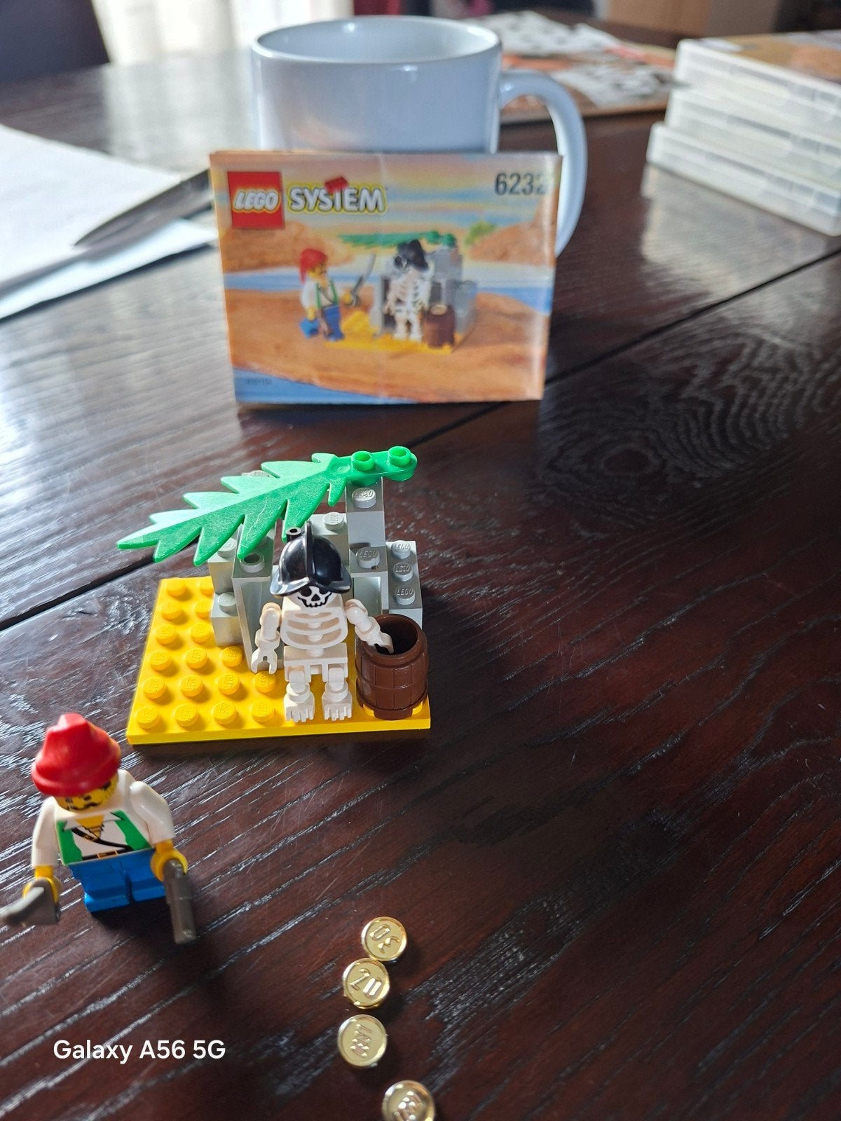 lego system pirates skeleton crew nr 6232 uit 1996 vintage, Ophalen of Verzenden, Gebruikt, Lego