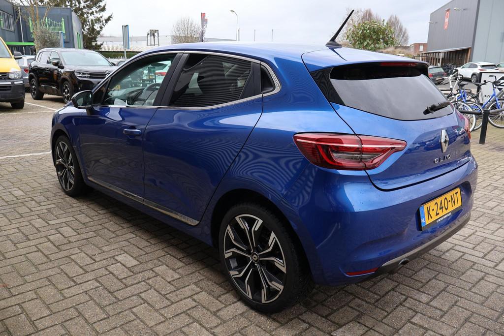Renault Clio 1.0 TCe Intens 1e Eigenaar | NAP | BTW | Volled, Voorwielaandrijving, Gebruikt, Blauw, Leder en Stof