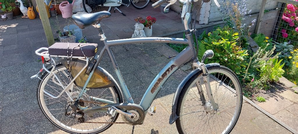 Herenfiets elektrische, Fietsen en Brommers, Fietsen | Heren | Herenfietsen, Ophalen, Sparta, Gebruikt, Versnellingen