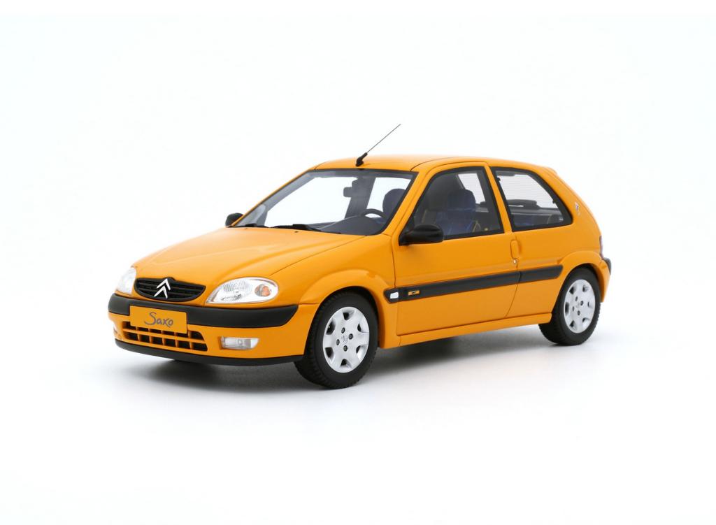 Citroen Saxo 1.4  BIC Oranje 2000 schaal 1/18 OTTO R. OT1190, Verzenden, Nieuw, Auto, OttOMobile