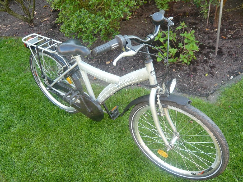 Mooie 24 inch big bike loekie x-plorer 3versn., Versnellingen, Ophalen, Overige merken, Gebruikt