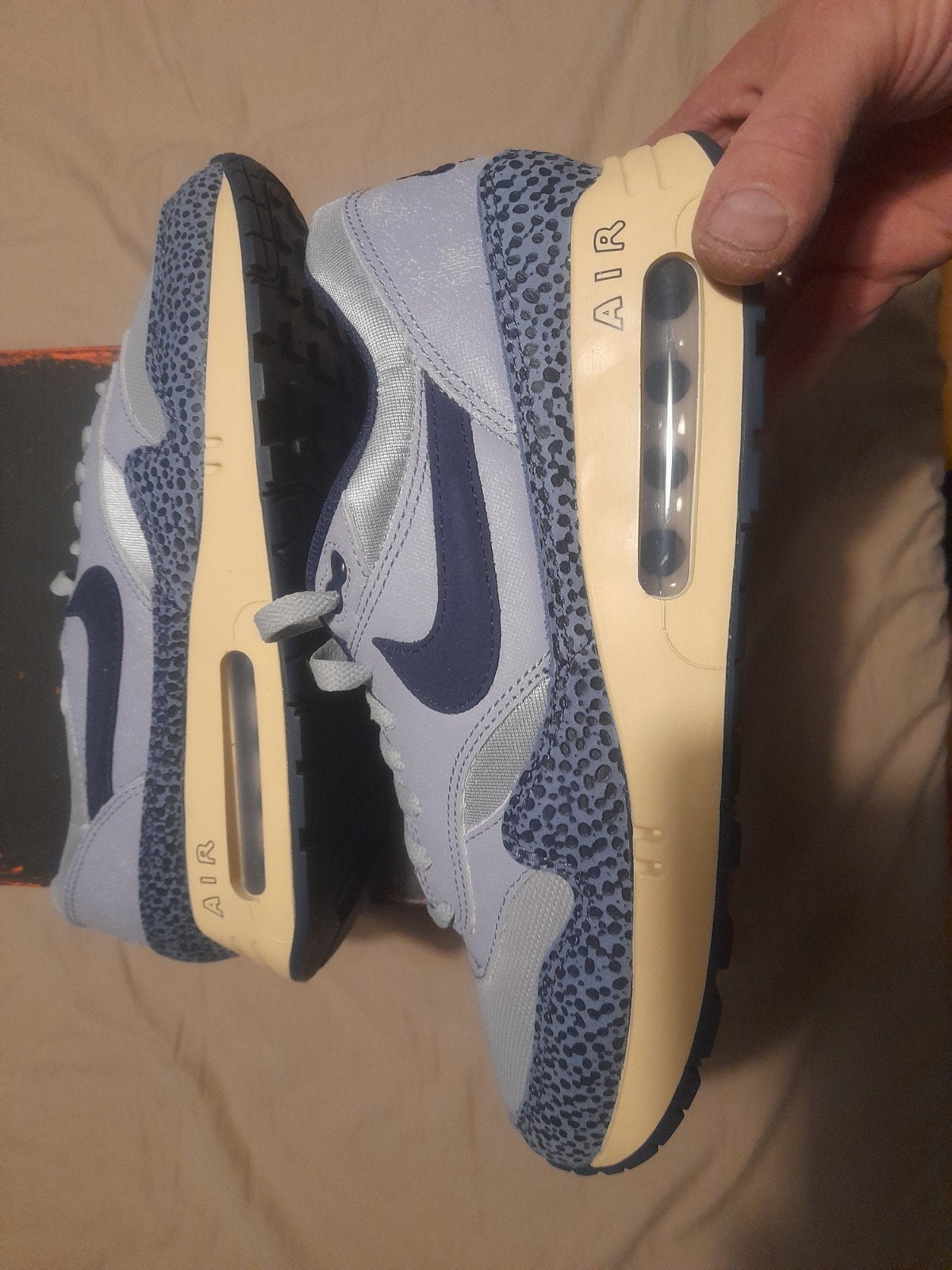 nike air max 1 lost sketch big bubble  maat 43, Kleding | Heren, Schoenen, Ophalen of Verzenden, Nieuw, Blauw