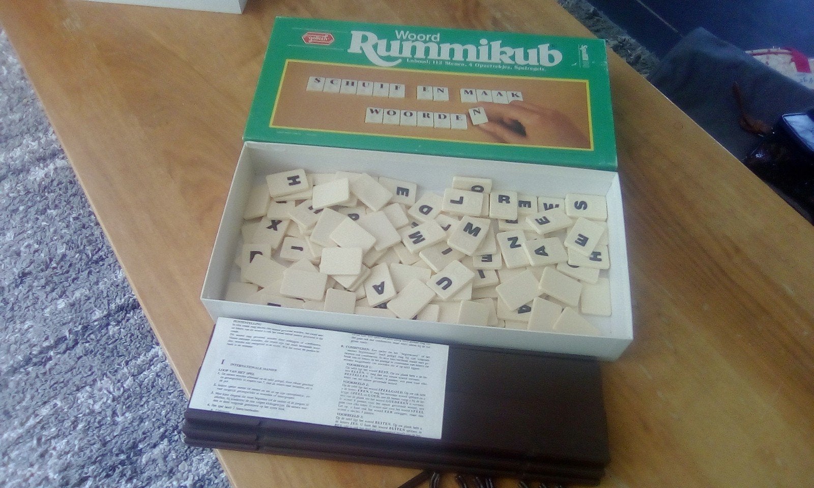 Woord Rummikup is compleet, Ophalen, Zo goed als nieuw