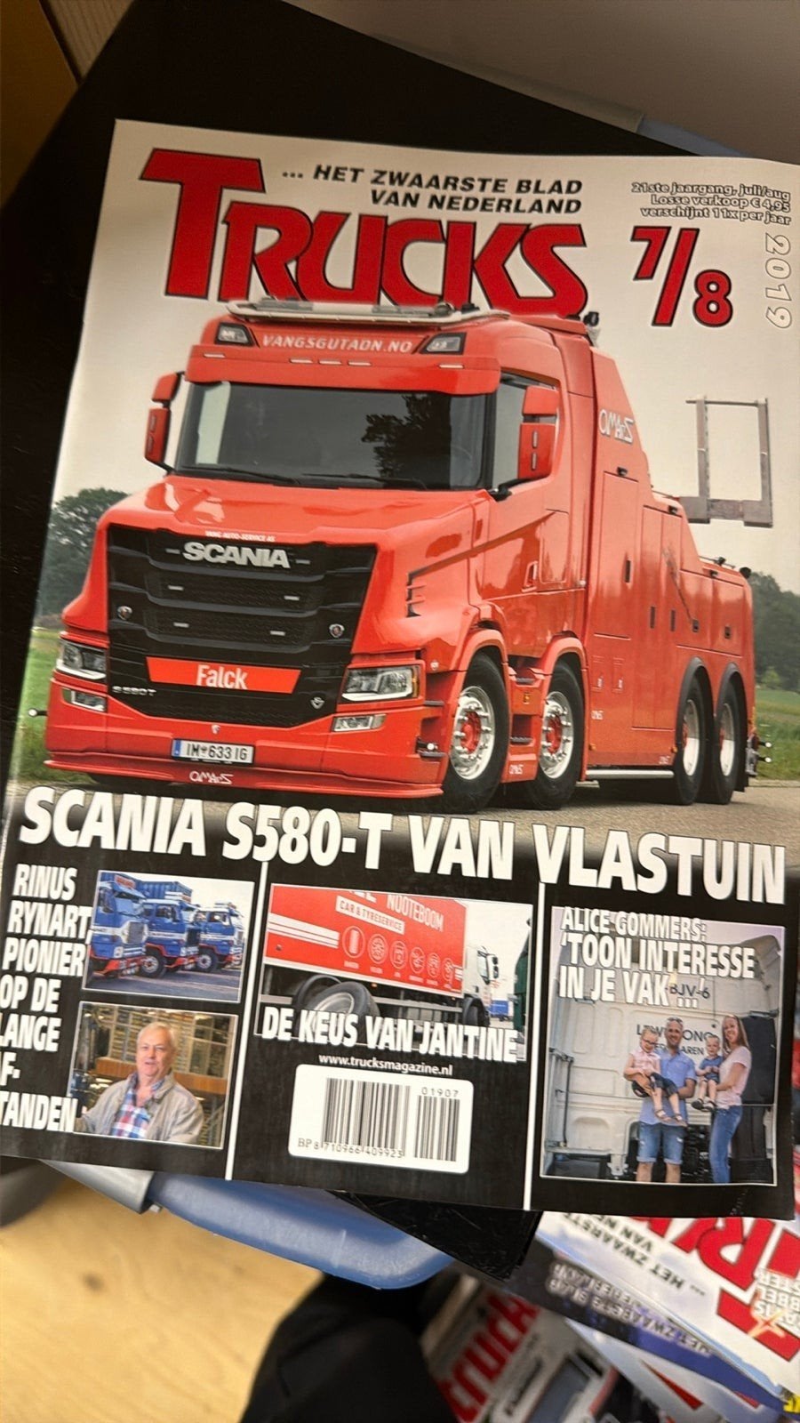 Gezocht TRUCKS Magazine 7/8 van 2019, Ophalen of Verzenden, Nieuw, Overige typen
