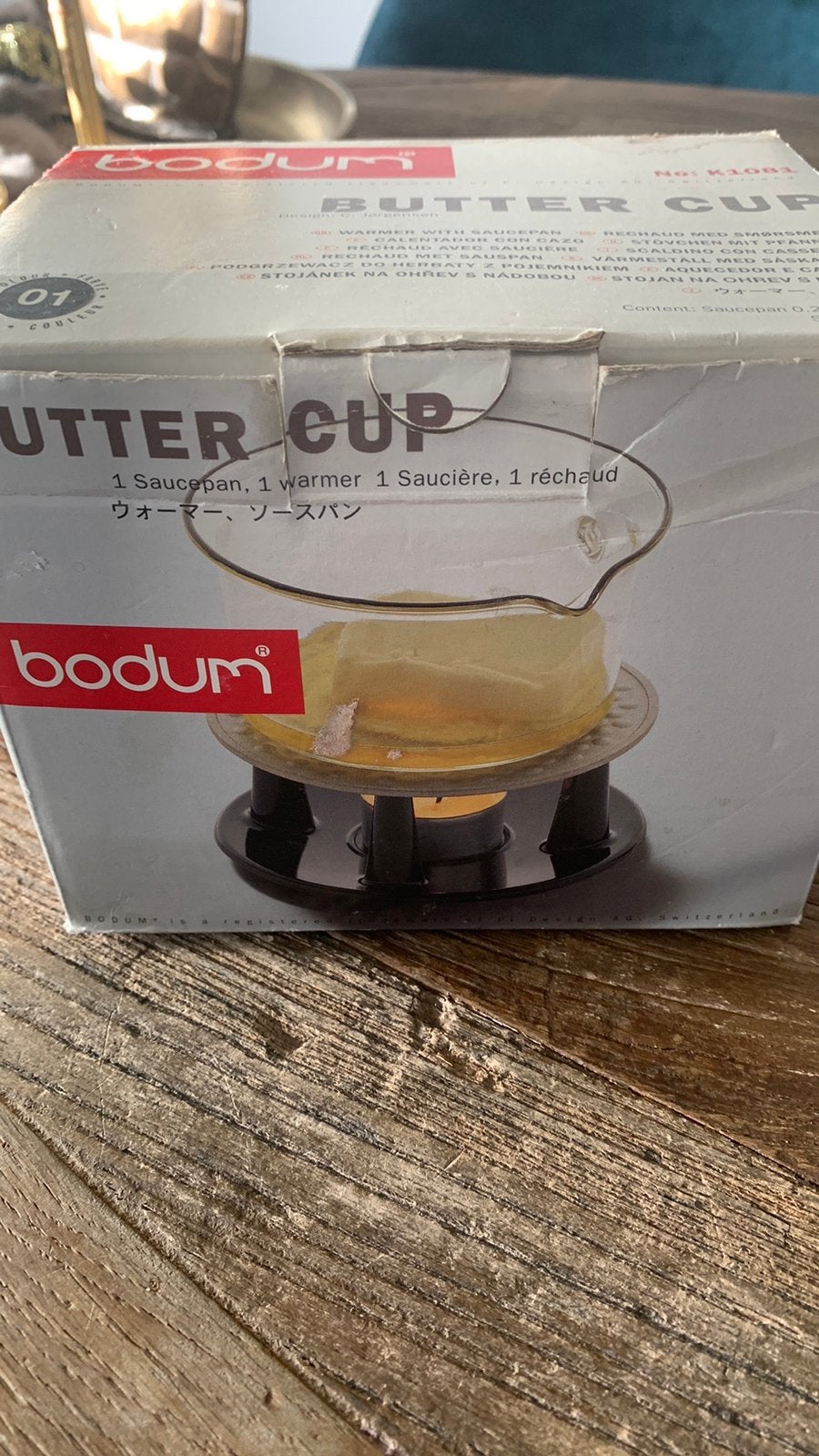 Bodum buttercup, Ophalen, Gebruikt