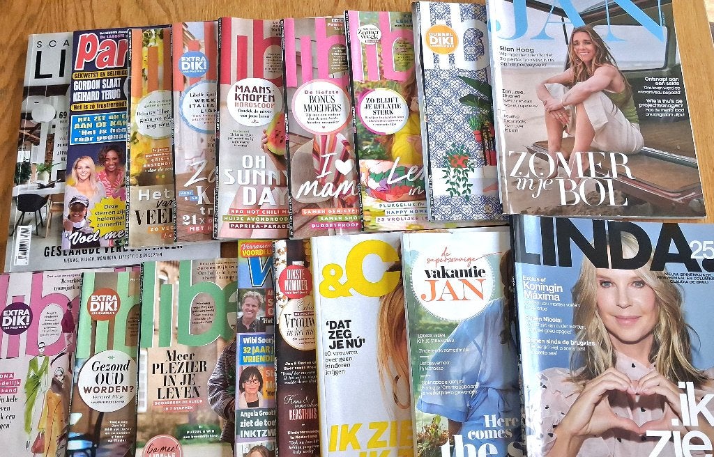 Koopje, sets Linda, Libelle, Flair, Margriet, VT Wonen etc, Ophalen of Verzenden, Zo goed als nieuw, Damesbladen