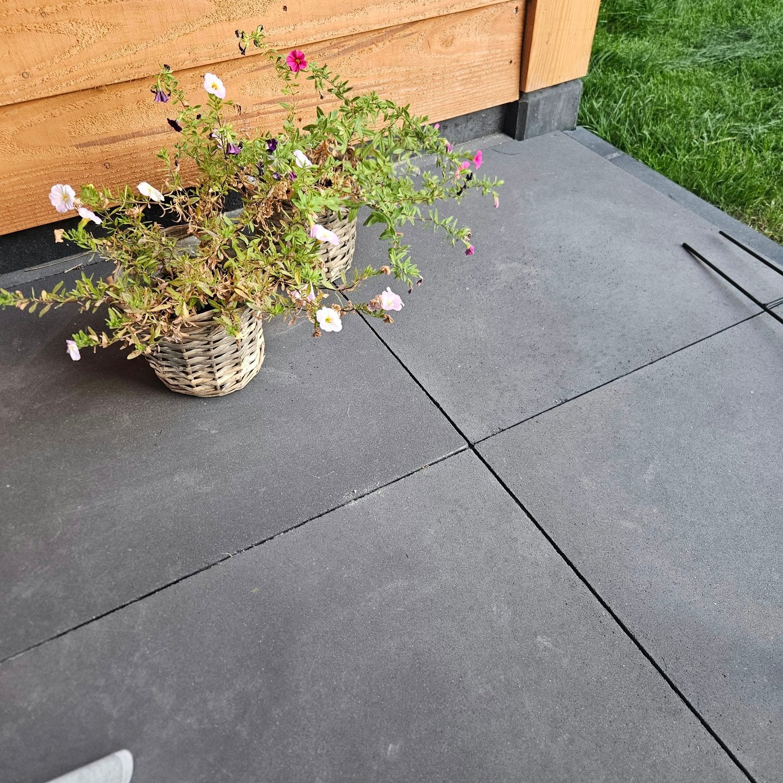 60x60 teras tegel en opsluitband, Ophalen, 60 cm of meer, 40 tot 60 cm, Keramiek