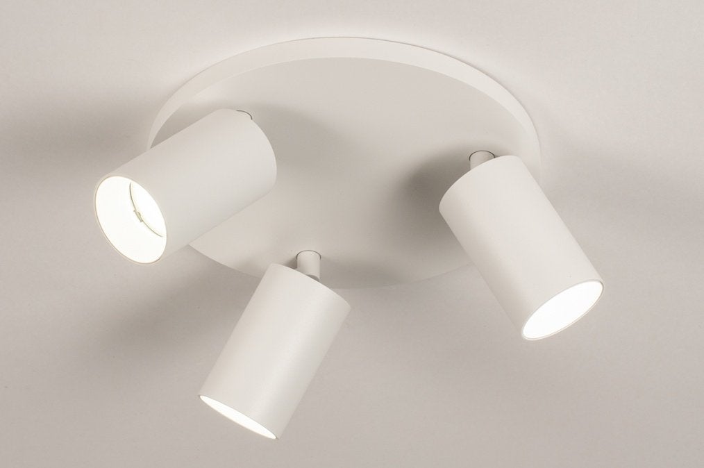 spots wit rond of zwart beige bruin bed keuken bank bed lamp, Ophalen of Verzenden, Nieuw