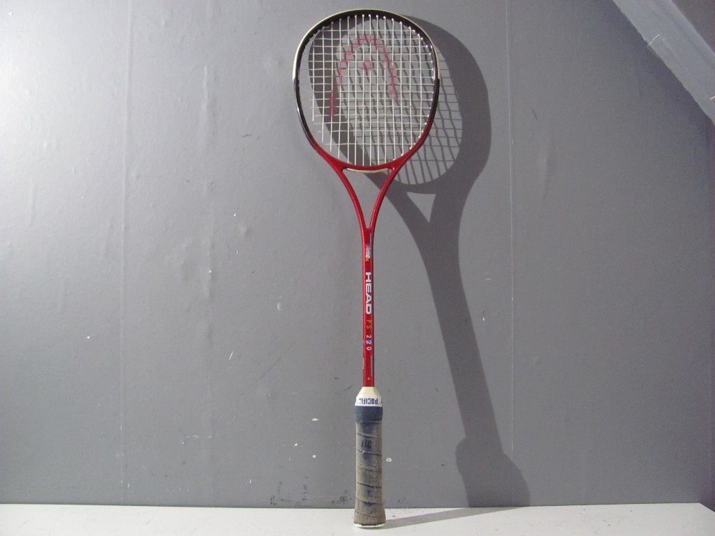 HEAD PS220 squash racket, Ophalen of Verzenden, Zo goed als nieuw, Racket, Met hoes
