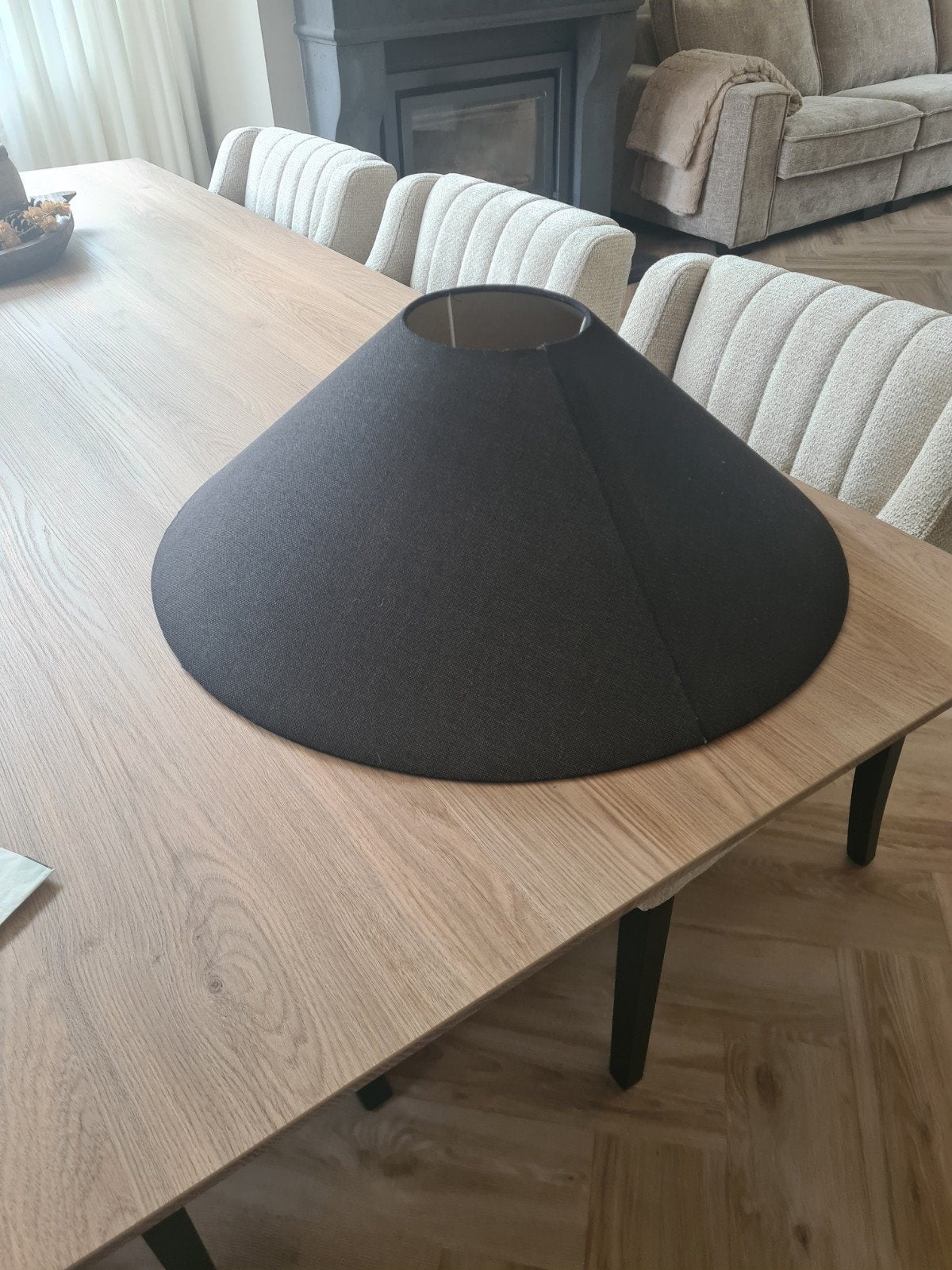 Zwarte pet lampenkap - Zo goed als nieuw, Zwart, Ophalen of Verzenden, Zo goed als nieuw, Minder dan 25 cm