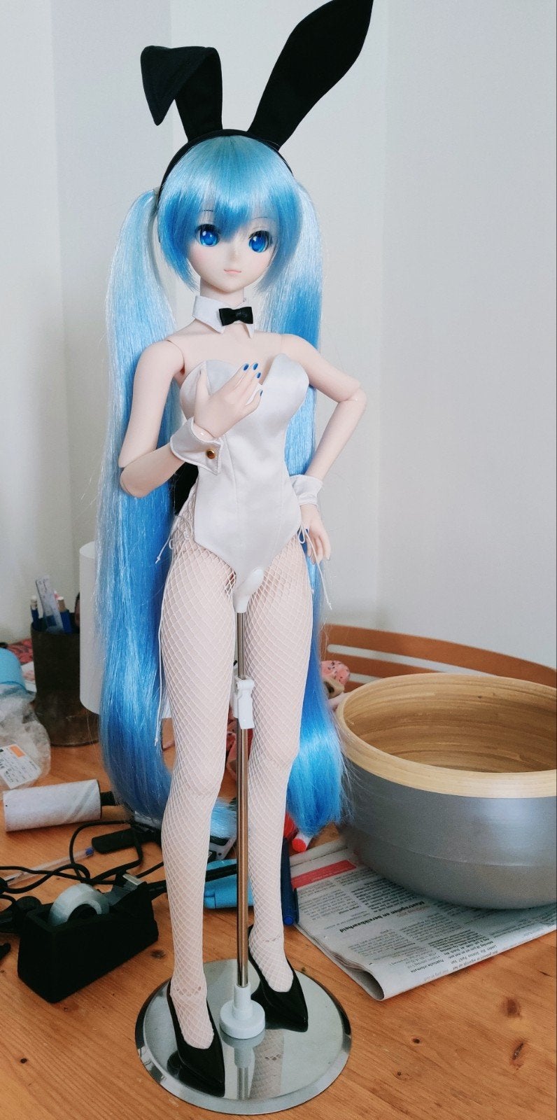 Dollfie Dream Volks bunny outfit anime figure, Ophalen of Verzenden, Zo goed als nieuw