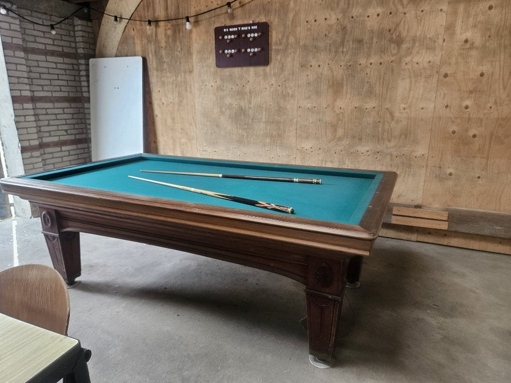 Wedstrijd biljart, Sport en Fitness, Biljarten en Poolen, Ophalen, Gebruikt, Biljarttafel