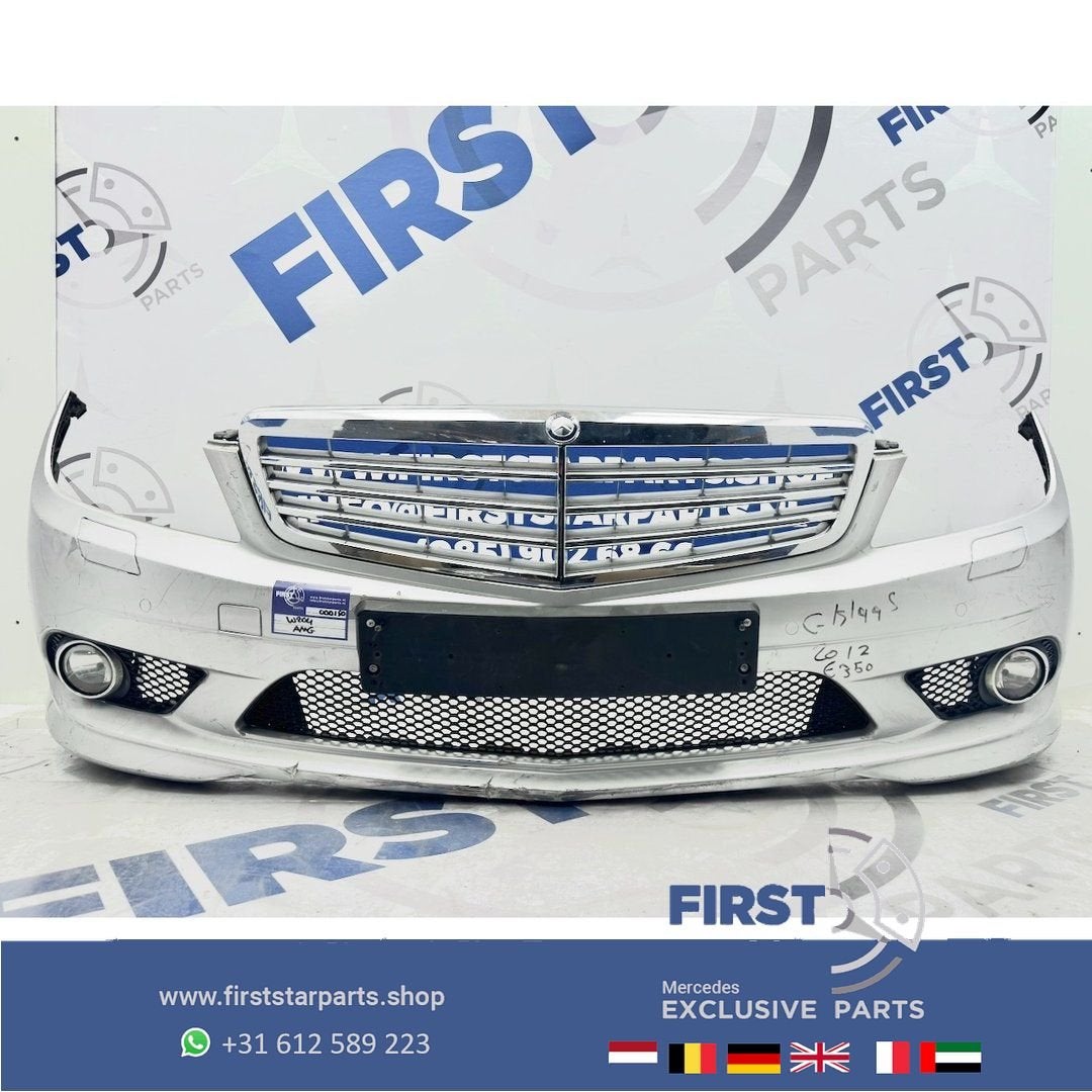W204 BUMPER C204 Mercedes C Klasse A2048853725 AMG VOORBUMPE, Gebruikt, -, Voor, Ophalen of Verzenden