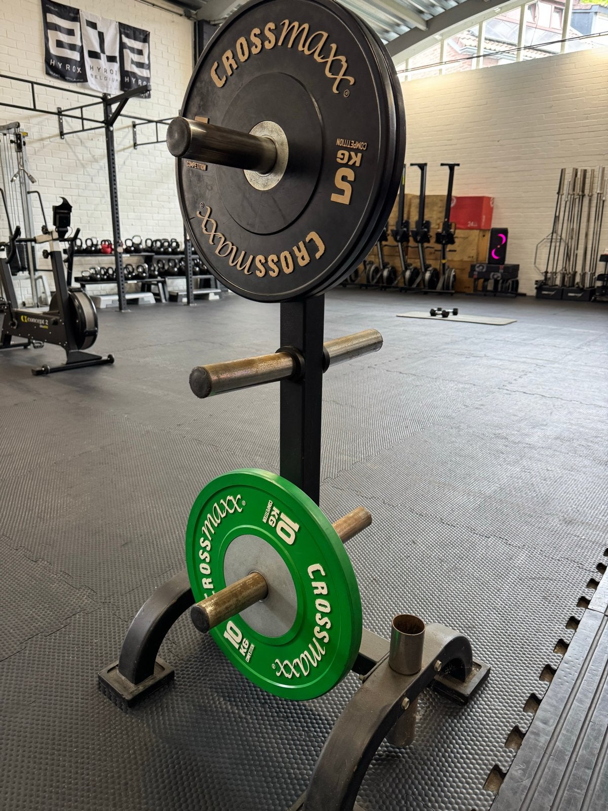 Barbell/halter gewichten/schijven/bumperplates opbergrek, Ophalen, Gebruikt, Overige typen