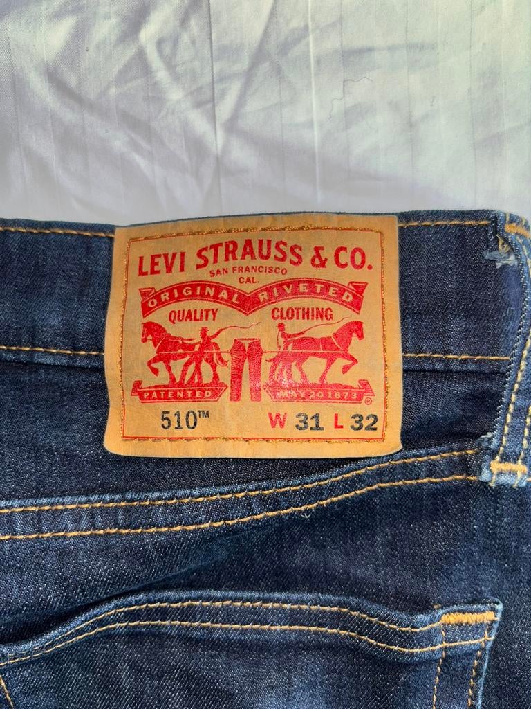 Levi’s jeans spijkerbroek, Ophalen, Zo goed als nieuw, Blauw, W33 - W34 (confectie 48/50)