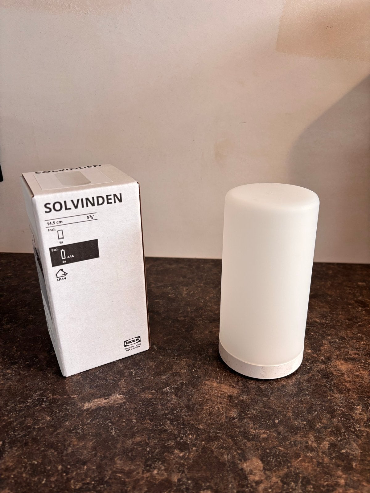Nieuwe IKEA SOLVINDEN, Wit, Kunststof, Nieuw, Werkt op batterijen