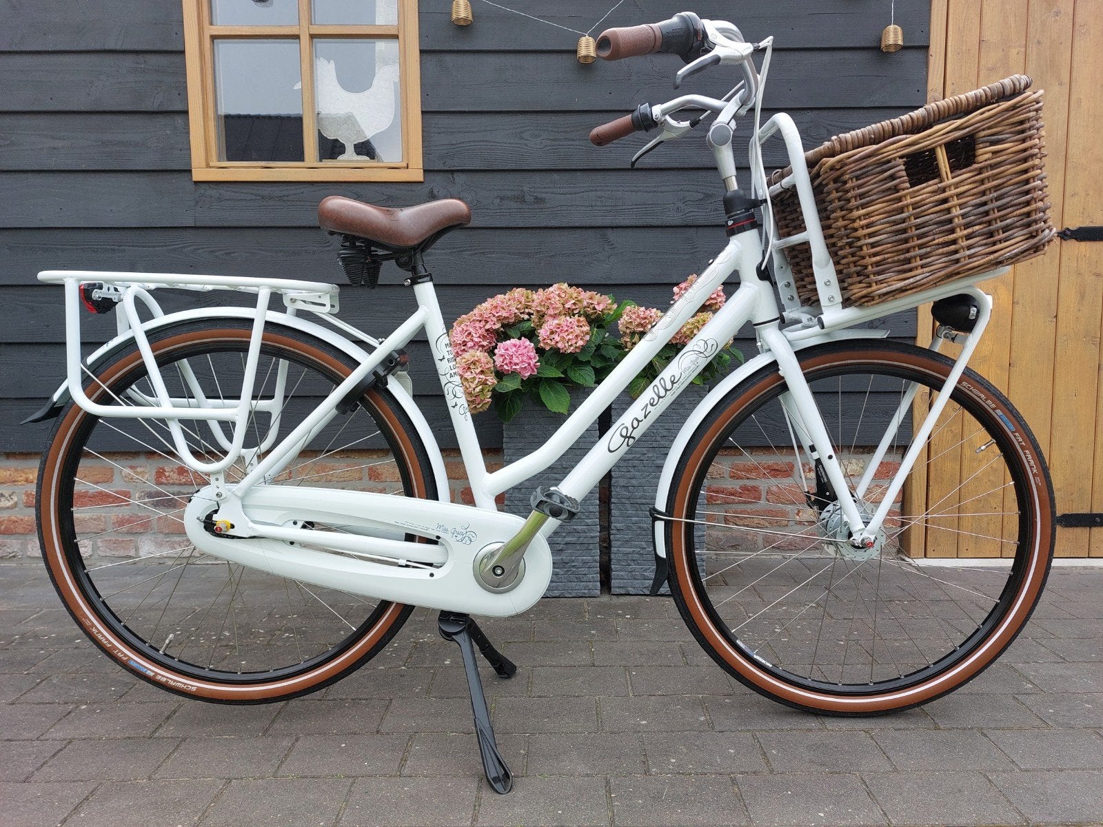 Nieuwe Gazelle Miss Grace, framemaat 24, 28 inch., Ophalen, 53 tot 56 cm, Versnellingen, Zo goed als nieuw