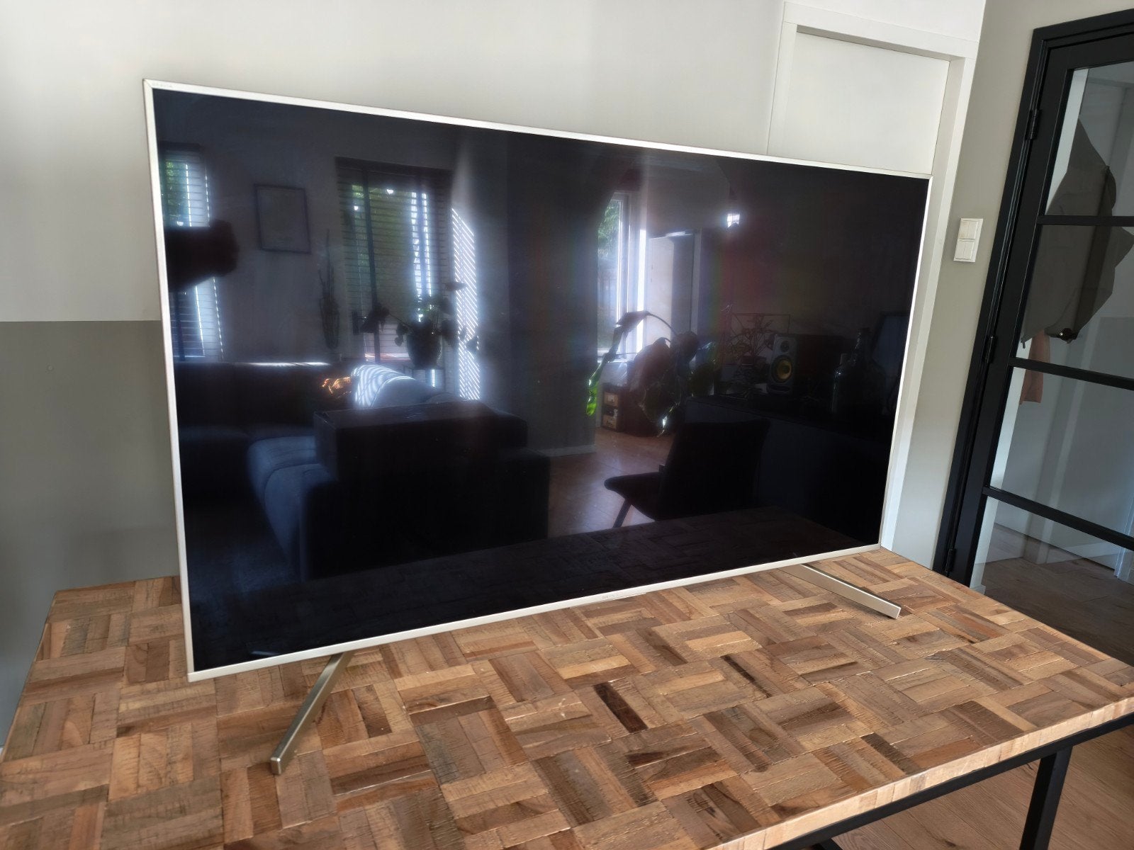 Defecte Sony KD-55XF8577 TV 55 inch - Scherm intact, Ophalen, 4k (UHD), Smart TV, Niet werkend