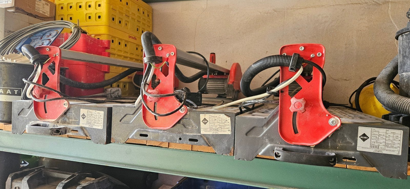 3x Rubi Du 200 Evo waterzagen - Zo goed als nieuw, Overige typen, Ophalen of Verzenden, Zo goed als nieuw, 30 tot 70 mm