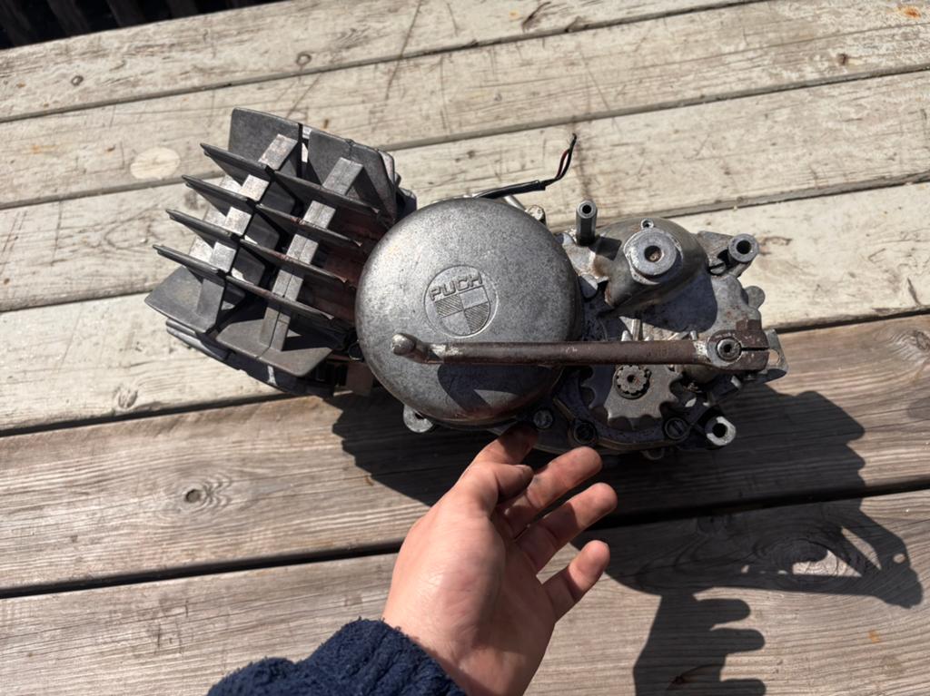 Puch MV 50 blok, Fietsen en Brommers, Brommeronderdelen | Puch, Ophalen, Gebruikt, Blok