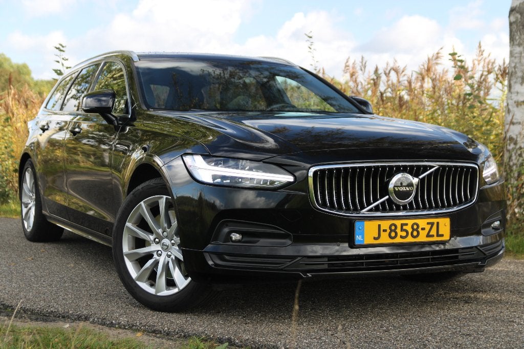 Volvo V90 B4 AUT,Facelift,Leder,Navi,Adap Cruise,Keyless,LED, Auto's, Dealer onderhouden, V90, Euro 6, 4 cilinders