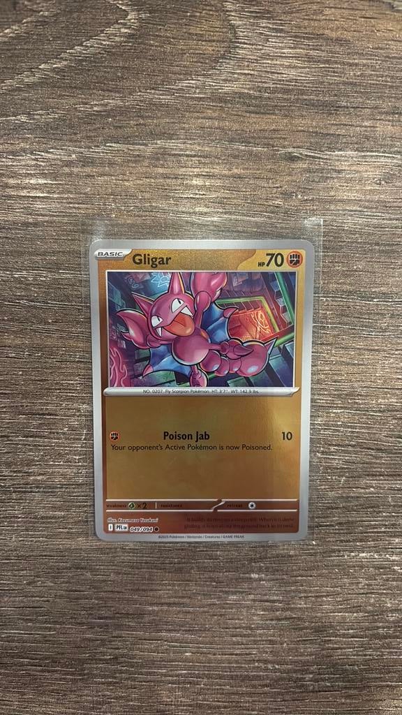 PFL Gligar 049/094 Reverse holo, Ophalen of Verzenden, Zo goed als nieuw