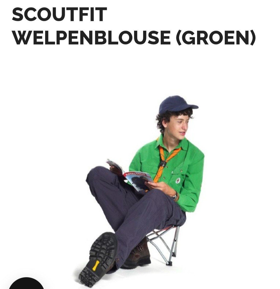 Gezocht welpen blouse maat 152, Verzamelen, Scouting, Ophalen of Verzenden, Kleding