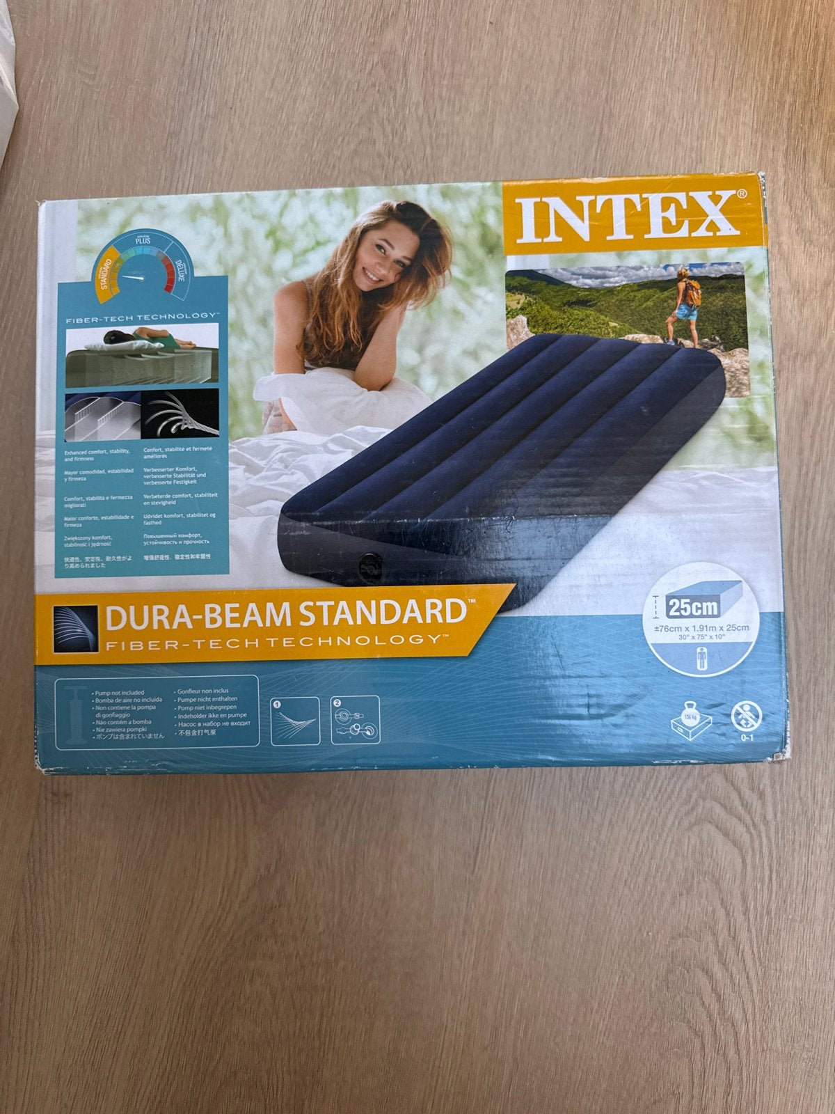 Intex Eenpersoons Luchtbed, Ophalen, Nieuw, 1-persoons