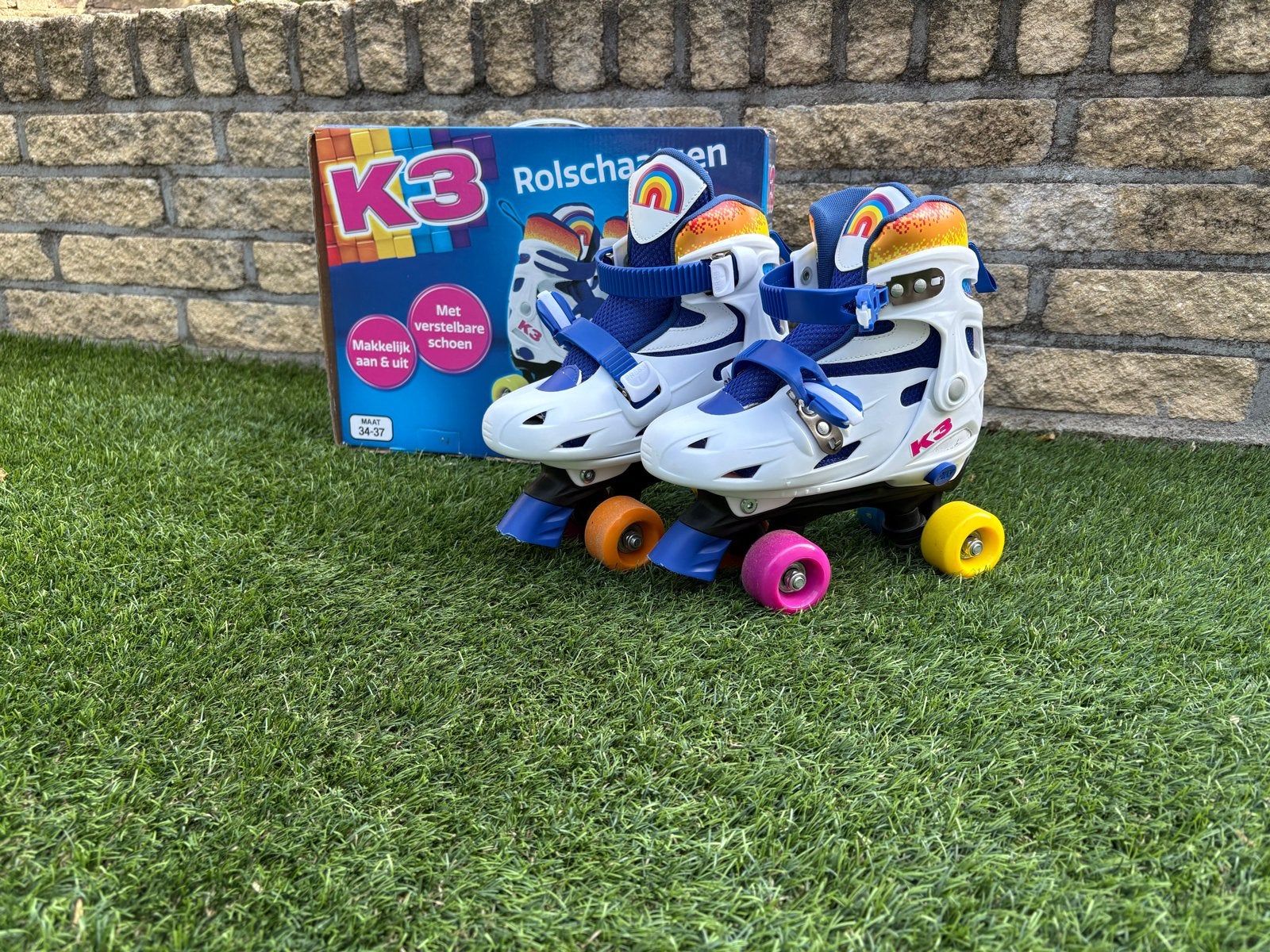 K3 Verstelbare Rolschaatsen Maat 34-37 Zo Goed als Nieuw, Ophalen, Verstelbaar, Zo goed als nieuw, Kinderen