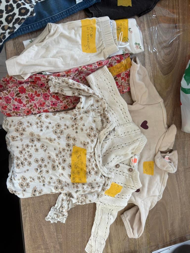 Baby meisjes kleren vanaf maat 55, Ophalen, Zo goed als nieuw, Maat 56