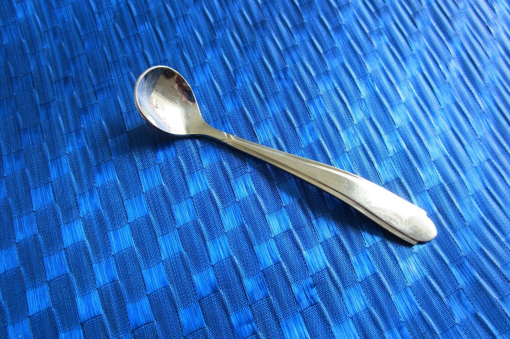 mosterdlepeltje,kruidenlepel 9,5cm Gero Zilmeta stropdas 573, Gero, Los bestek, Ophalen of Verzenden, Zo goed als nieuw