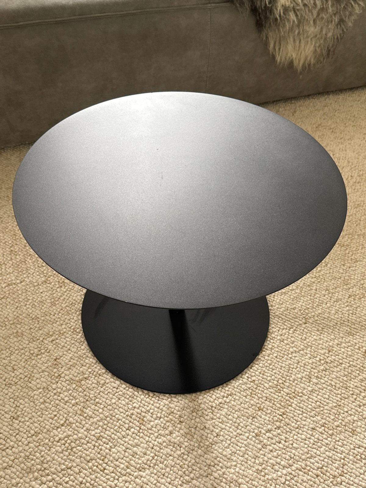 Stijlvolle Zuiver salontafel - Zwart, Ø 60 cm, Ophalen, Rond, 50 tot 100 cm, Zo goed als nieuw