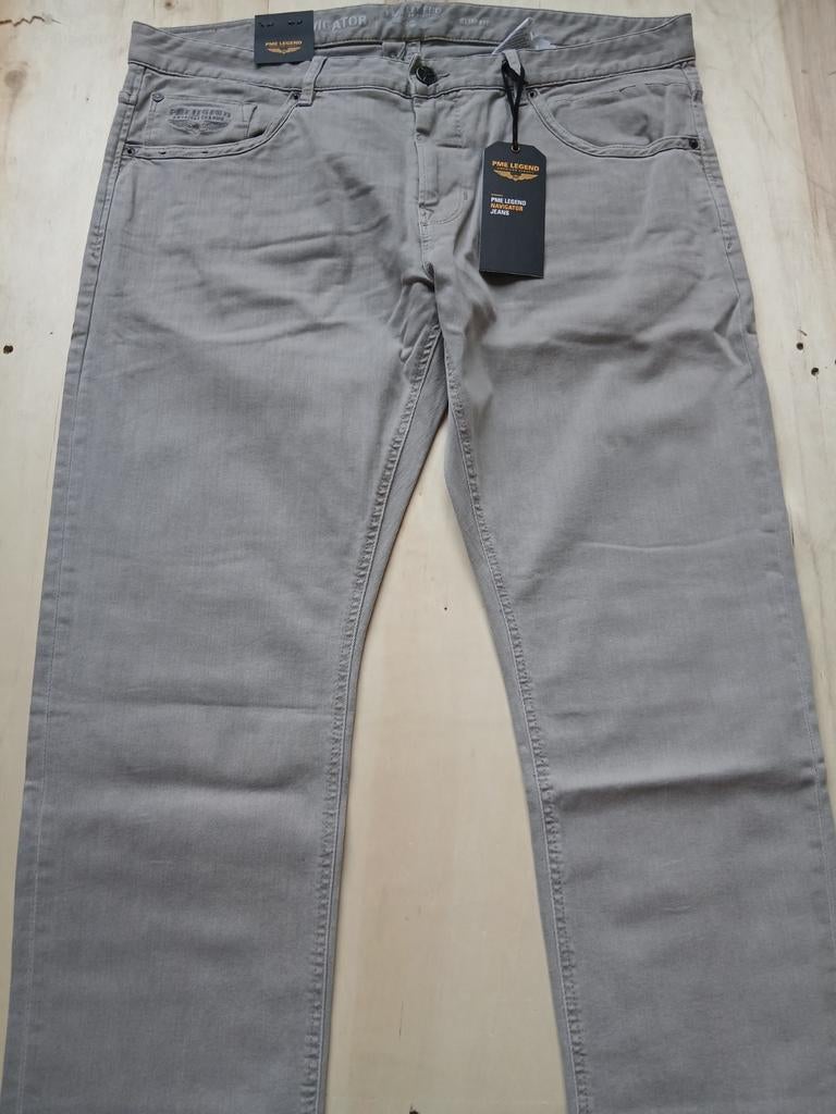 PME Legend Navigator slimfit jeans maat W40 L32, Nieuw, W32 (confectie 46) of kleiner, Ophalen of Verzenden, Grijs
