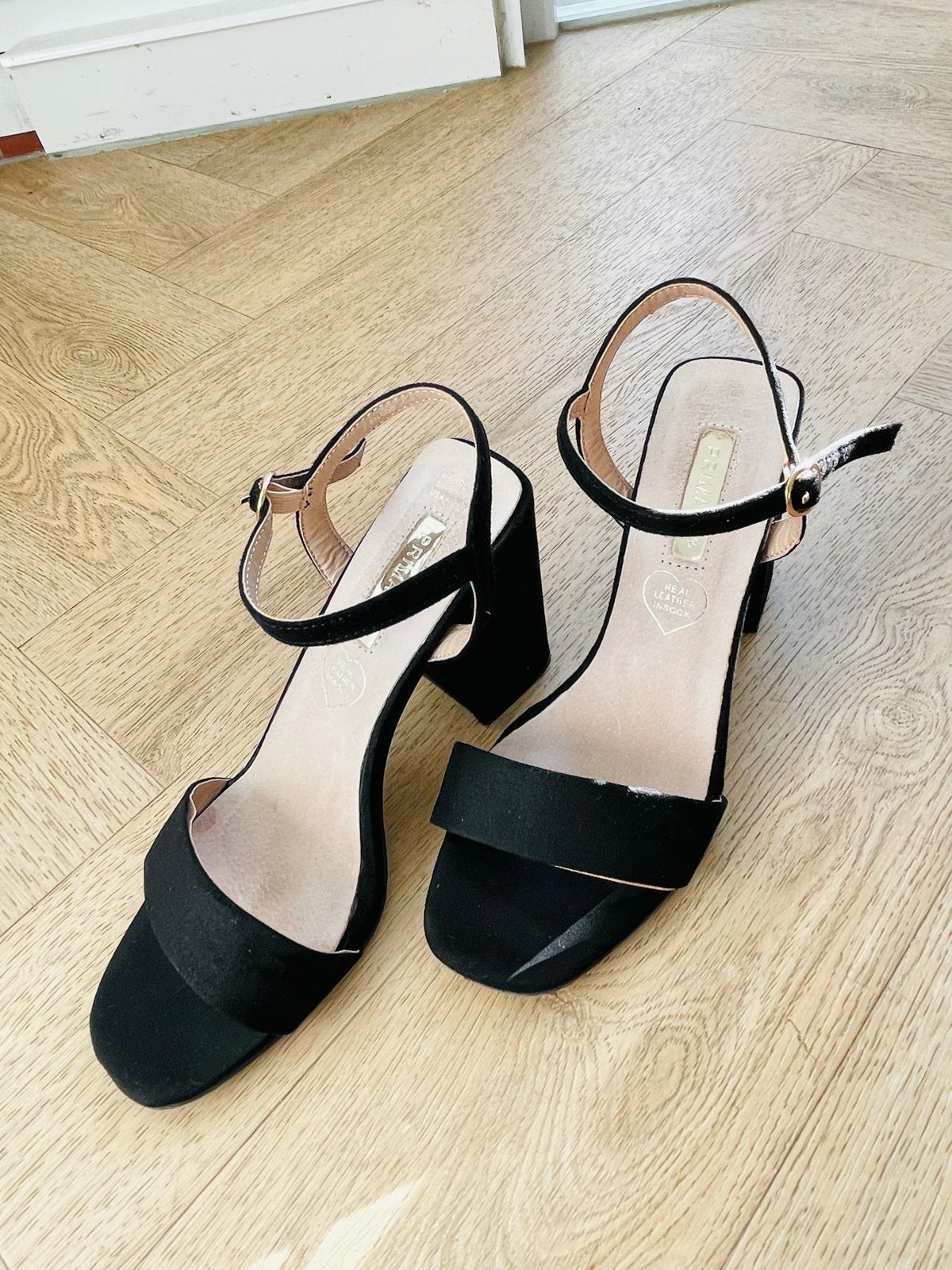 Zwarte Elegant avond Hakken - Maat 37, Ophalen of Verzenden, Zo goed als nieuw, Zwart, Sandalen of Muiltjes