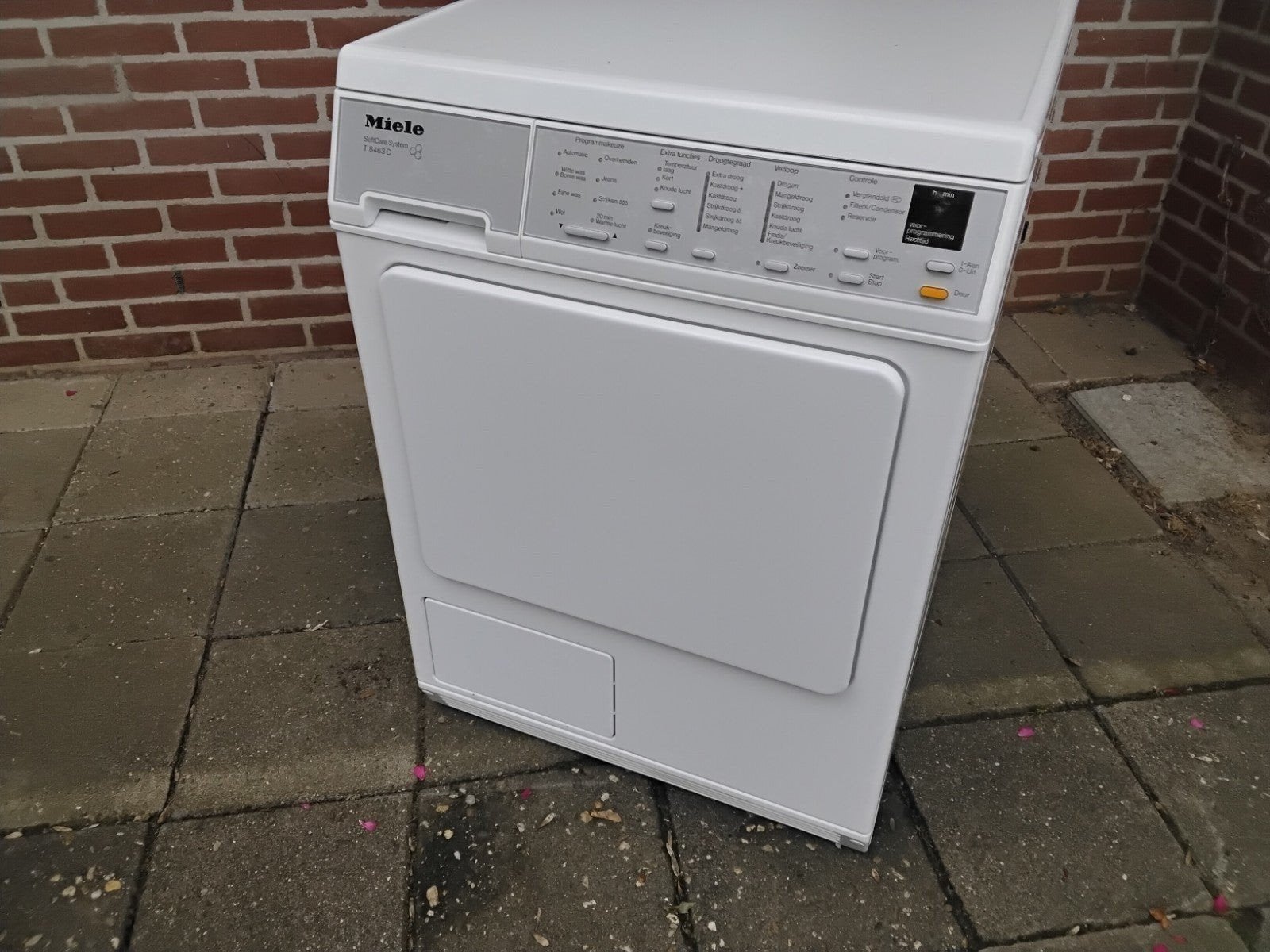 Miele wasdroger SoftCare system Condensdroger 7 kg .(, Witgoed en Apparatuur, Wasdrogers, Ophalen, 6 tot 8 kg, Zo goed als nieuw