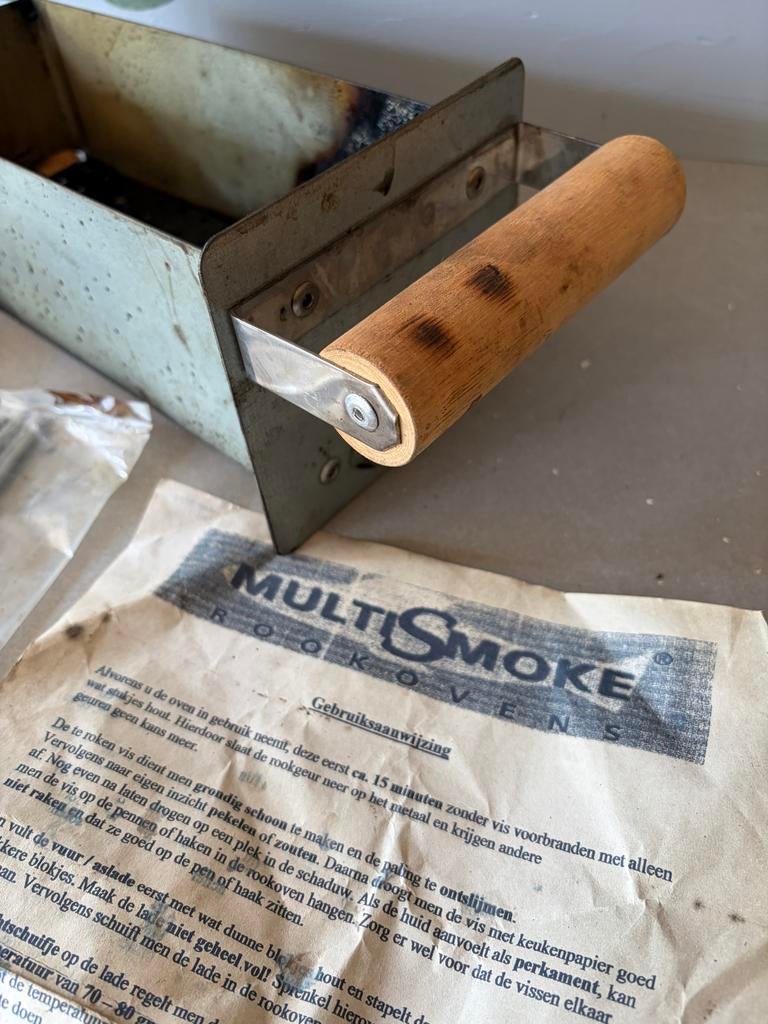 Multismoke rookoven type 8530 - Zalm & Paling - Z.G.A.N., Tuin en Terras, Buitenkeukens, Zo goed als nieuw, Houtskool, Ophalen of Verzenden