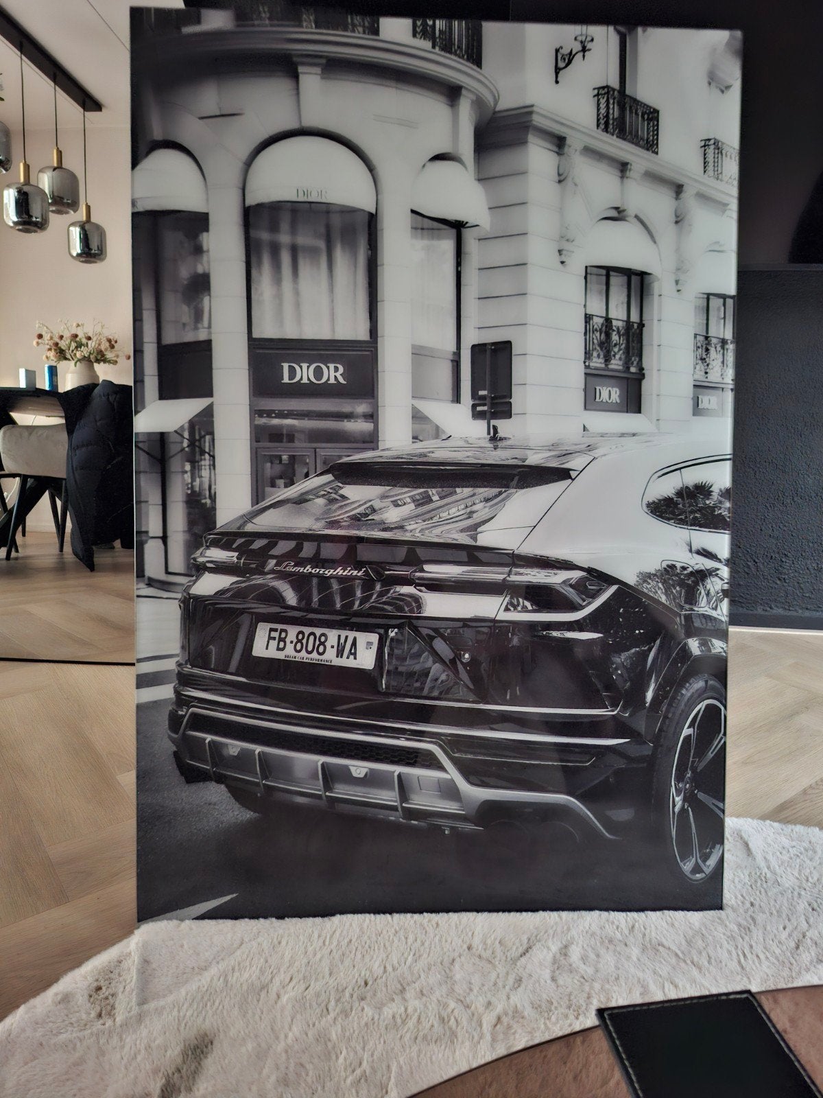 schilderij Dior afmeting 120 bij 80, Ophalen of Verzenden, Zo goed als nieuw, Foto of Poster, 75 – 100