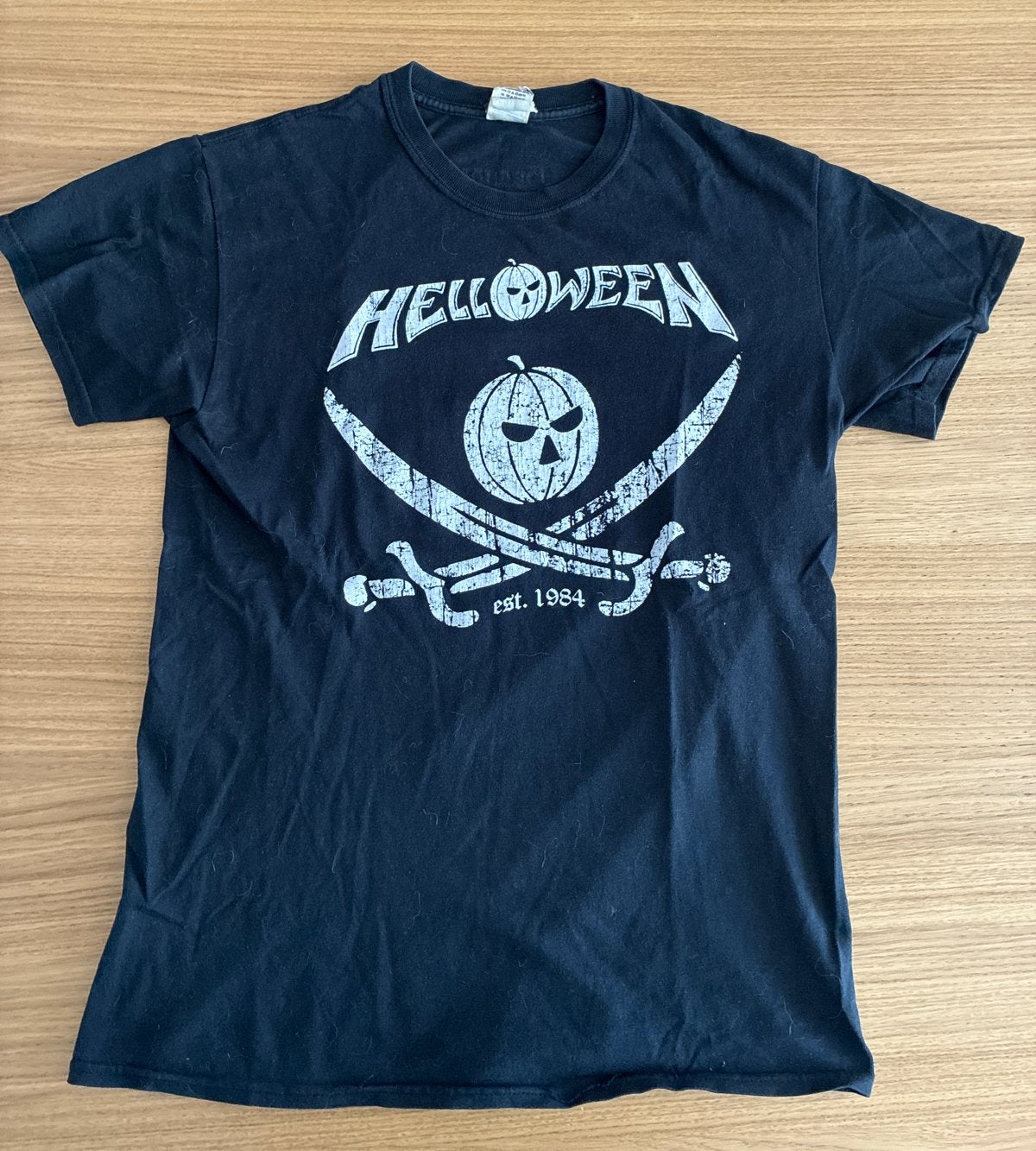 Helloween T-shirt - German Metal est. 1984, Ophalen of Verzenden, Gedragen, Maat 48/50 (M), Zwart