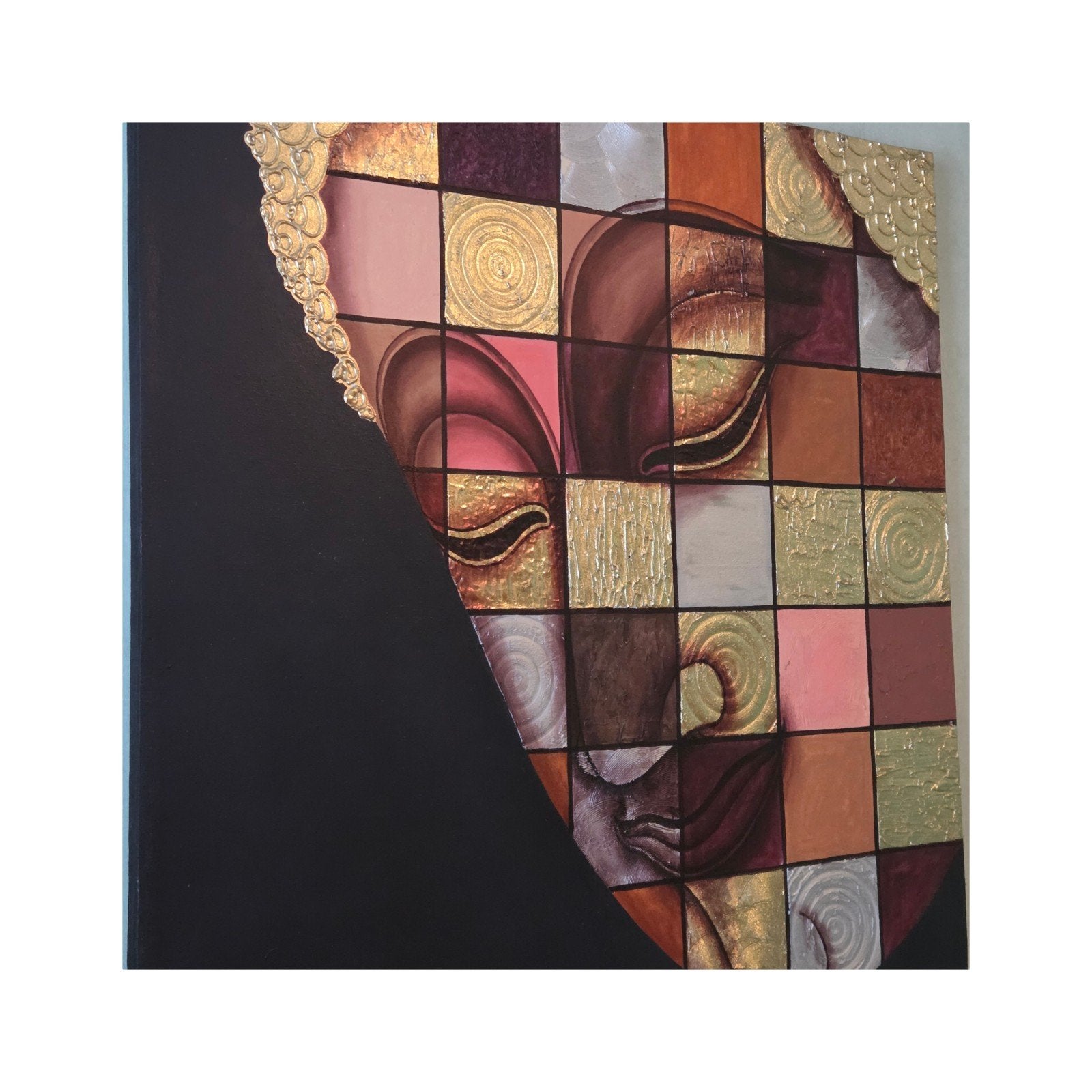 Schilderij Buddha, Ophalen