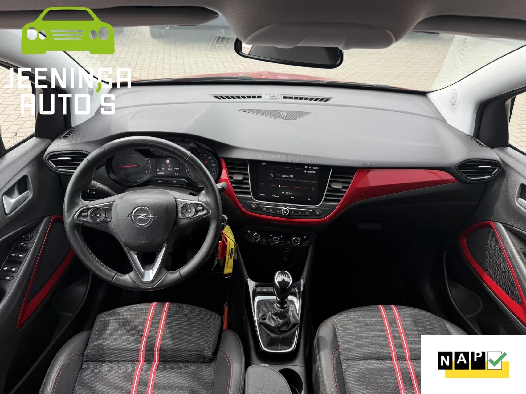 Opel Crossland 1.2 Turbo Elegance|Stuur-Stoelverwarming|360C, Auto's, Voorwielaandrijving, Gebruikt, 1199 cc, Origineel Nederlands