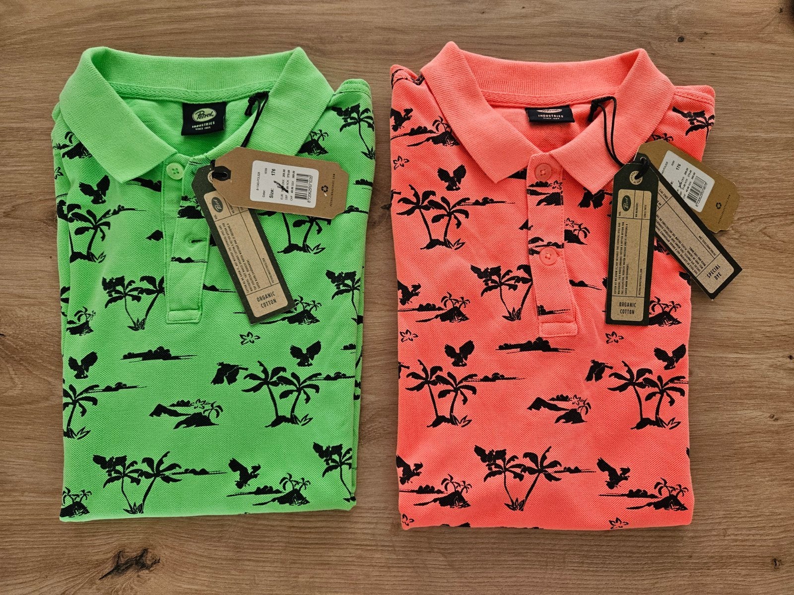 Petrol Industries Polo Shirt - Groen & Oranje (Maat 176), Petrol Industries, Nieuw, Ophalen of Verzenden, Shirt of Longsleeve