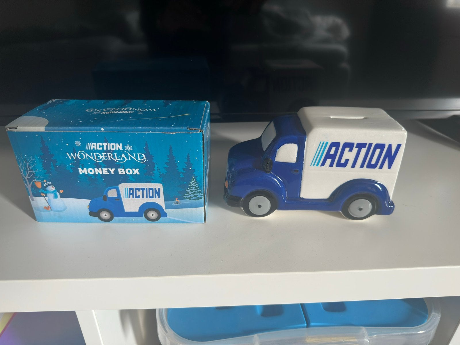 Spaarpot action, Ophalen of Verzenden, Zo goed als nieuw, Steen, Aardewerk of Keramiek, Dier