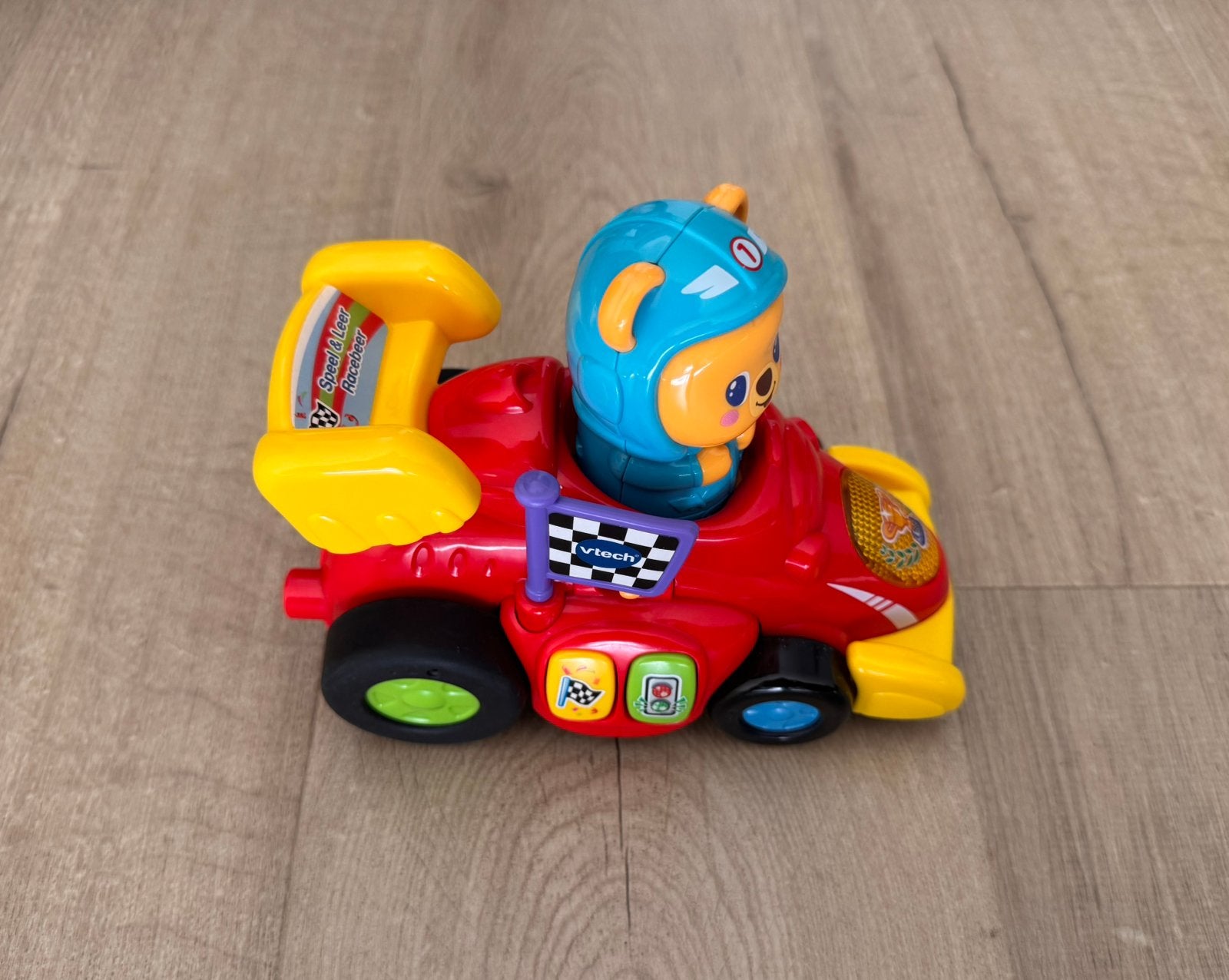 Vtech speel en leer racebeer, Ophalen of Verzenden, Zo goed als nieuw, 6 maanden tot 2 jaar