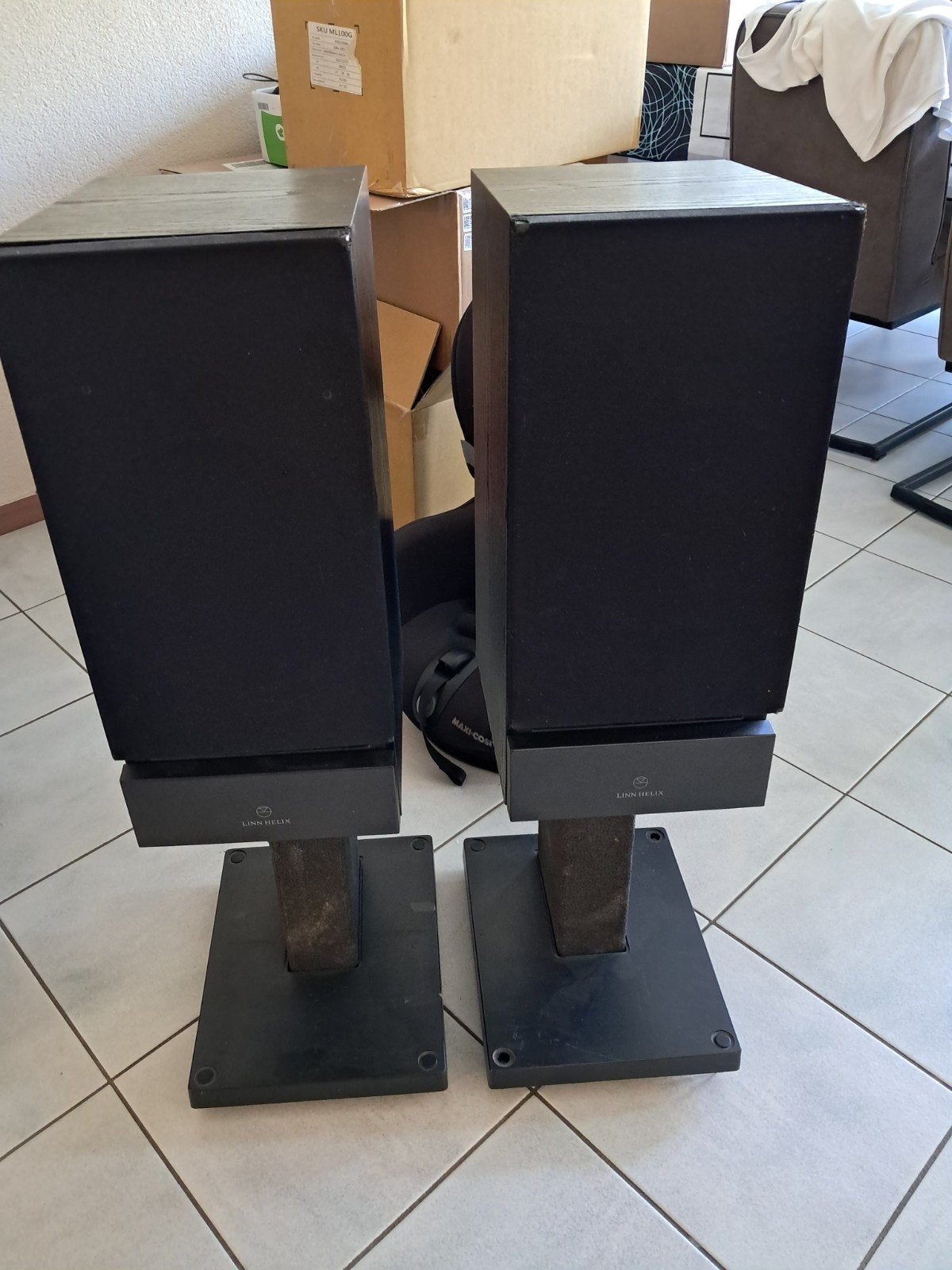 Linn Helix luidsprekers,  matching pair, Gebruikt, Speakerset, 60 tot 120 watt, Ophalen